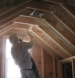 Miami FL attic spray foam insulation